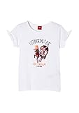 kommt mit Frontprint s.Oliver Junior Mädchen 403.10.103.12.130.2060336 T-Shirt, White, 116/122