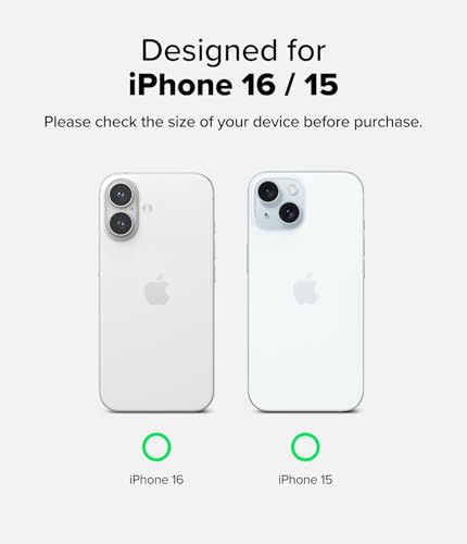 Image of Ringke for iPhone 16 /15 Screen Protector [Easy Slide, 2 Pack]
