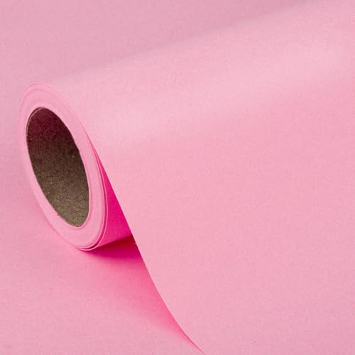 Repostería Y Gourmet, Video Games Flyhill - Rollo de papel kraft rosa de 17 x 32.8 pies, papel reciclable, perfecto para niñas, día de la madre, día de San Valentín, baby shower, boda,...