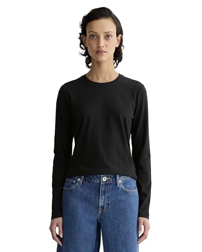 Everlane The Slim Long-Sleeve Crew in Essential Cotton...
