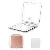 Effet Double Face: Les surfaces de miroir supérieure et inférieure du Miroir de Poche Pliable sont respectivement 1x et 15x. Un côté du Miroir grossissant de poche est doté d'un grossissement 15x, adapté à l'utilisation d'outils de maquillage tels que des pinces ou des applications de maquillage à courte portée ; l'autre côté est une vue réelle 1x qui reflète fidèlement votre vrai visage