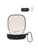 Custodia protettiva morbida in silicone per Huawei FreeArc, con moschettone, protezione completa, colore: nero