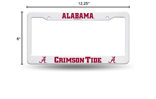 Rico Industries F150105 Ncaa Alabama Crimson Tide Plastic License Plate Frame thumb #3