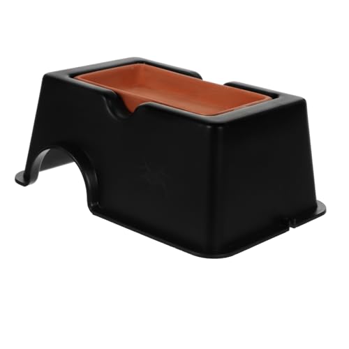 TOGEVAL Reptilienversteck Höhle Aus Kunststoff Groß Luftbefeuchter Für Reptilien Und Amphibien Aquarienlebensraum Geeignet