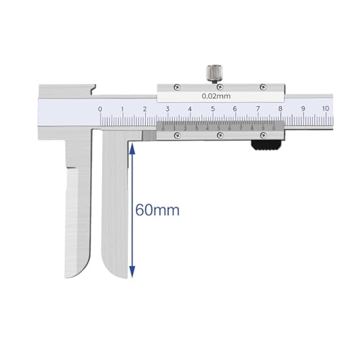 Calibrador Vernier de Acero Inoxidable 15-150mm 60mm miniatura 2