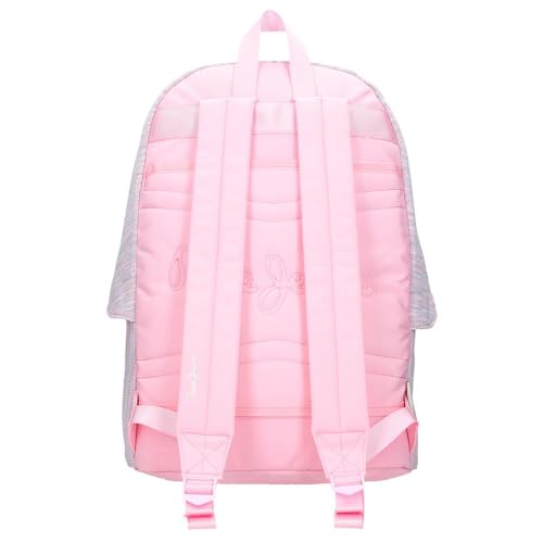 Pepe Jeans Miri Zaino Scuola Rosa 31X44X17,5 Cm Poliestere 22,79L By Joumma Bags, Rosa, Zaino Scuola - 3
