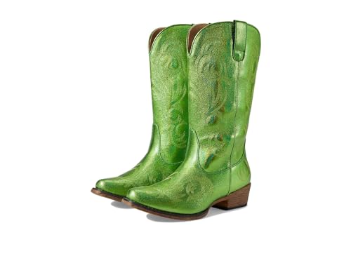 Image of ROPER Womens Riley Embroidered Snip Toe Casual Boots Mid Calf Low Heel 1-2 inch