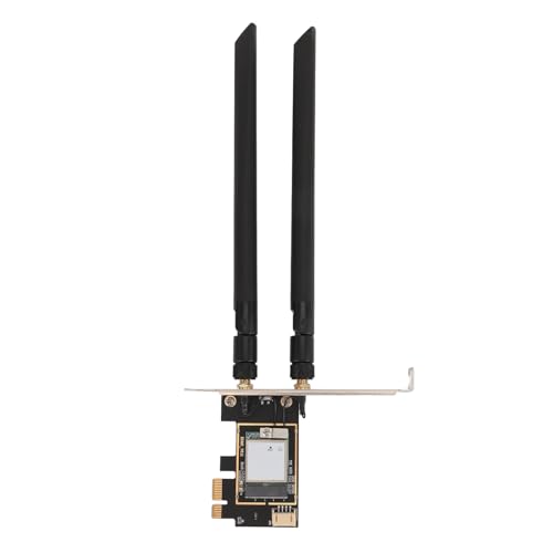 Fabater Tarjeta de Red Inalámbrica PCIEx1 5400Mbps con Bluetooth 5.3 y Soporte MU-MIMO 6G para Computadora de Escritorio y Laptop miniatura 2