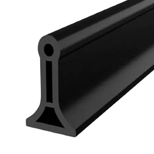 Image of Hukimoyo 2M Water Stopper for Bathroom Floor Kitchen Slab Sink Silicone Threshold Water Dam Barrier for Shower Self-Adhesive Water Stopper Bathroom Wet Area Divider Retaining Water Stopper Strip