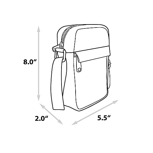 Disney Bag, Crossbody, Toy Story Aliens and Stars Scattered, Black, Vegan Leather4