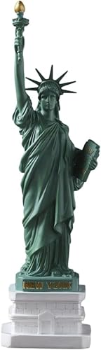SIzlaho自由の女神像 オブジェ フィギュア フィギュア彫刻 アメリカンインテリア ニューヨーク デスクトップデコレーション その他 模型レプリカ (グリーン,37*9.5*9.5cm)