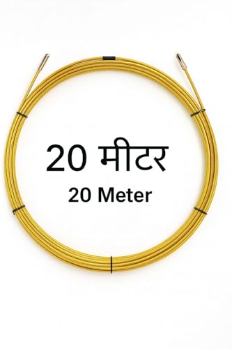 Image of KAITO Professional Wire Lead Threading Device 20 m | Cable Puller Fish Tape for Electrical Conduit Wiring | Flexible Steel Wire Threader for Wall, Floor & Ceiling Installation | Heavy-Duty Guide Tool