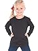 Kavio! Toddlers Crew Neck Long Sleeve Black 2T
