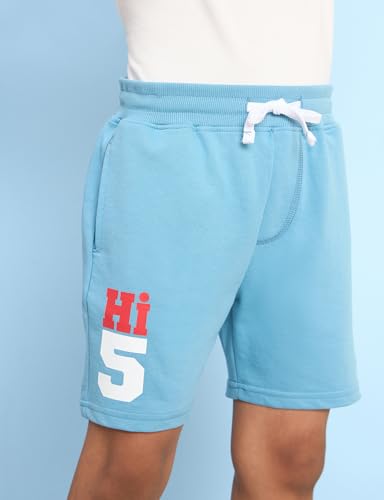 Image of Amazon Brand - Symbol Boys Cotton Rich Stretchable Knit Terry Shorts | Age 2-14 Years
