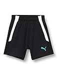 Offene Seitentaschen PUMA teamLIGA Trainingsshorts 2 Jr (offene Taschen), Puma Black-ocean Dive, D 164