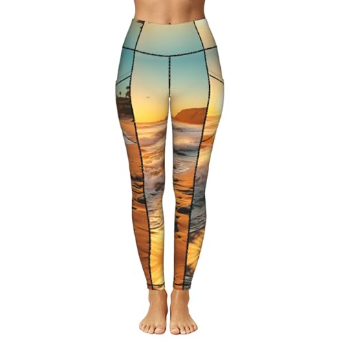 Leggings con bolsillos de mujer Ocean Beach Sands 2