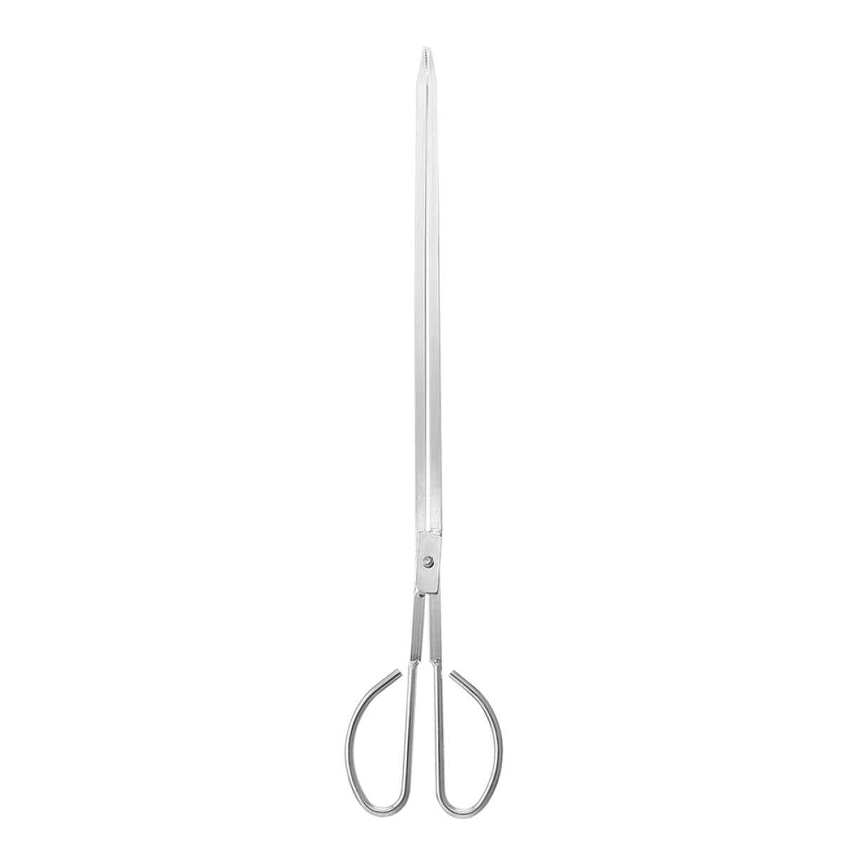 Holibanna Pinza Per Carbone in Acciaio Inox Manico Lungo 60cm Pinza Per Braciere e Stufa Utensile Per Barbecue e Campeggio Per Stabilità e Resistenza Accessorio Versatile Per Cucina All'aperto