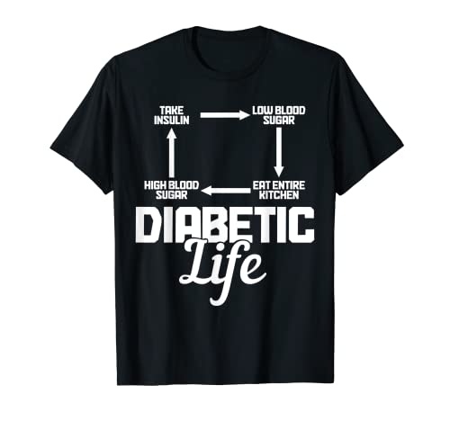 Diabetes Awareness Month Typ 1 T1D Lustiges Diabetikerleben T-Shirt