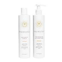 INNERSENSE Organic Beauty - Pure Harmony Hairbath Shampoo + Inspiration Conditioner Duo | Non-Toxic, Cruelty-Free, Clean Haircare 10 fl oz each