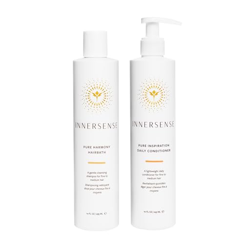 INNERSENSE Organic Beauty - Pure Harmony Hairbath Shampoo + Inspiration Conditioner Duo