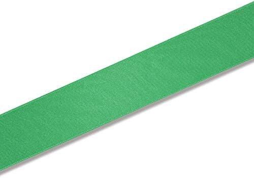 【リボン】 シングルサテンリボン 36ｍｍ&times;20ｍ エメラルド 2巻セット