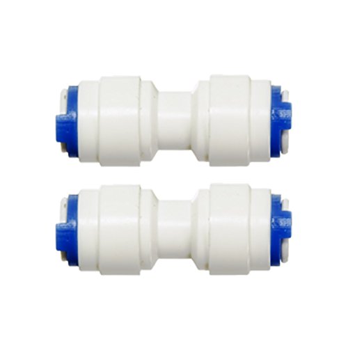 1/4 Equal Push Fit Straight Connector - Packs of 1, 2, 5, and 10 (2) by Vyair (UK) Ltd