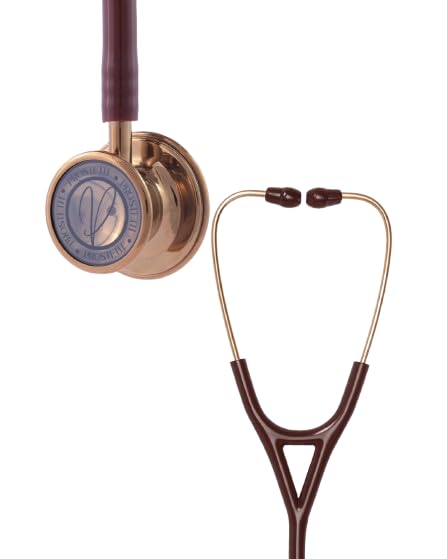 PROSTETH ELITE I SS Stainless Steel Stethoscope - Rose Gold Edition (Brown)