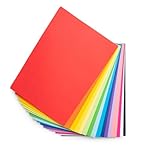 Hawksbill A4 Coloured Paper 500 Sheets 80gsm Multicolour Craft & Origami Paper 17 Assorted Colours Double Sided Card Stock for Arts & Crafts Scrapbooking DIY Projects School & Office Printing
