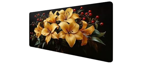 Tapis de Souris Gaming XXL étanche avec bords cousus haute précision