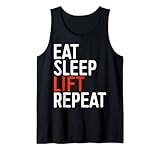 Eat Sleep Lift Repeat T-Shirt Street Training Shirt Tank Top