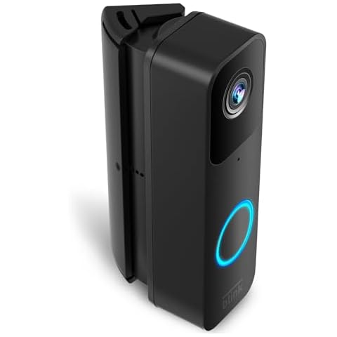 Blink Doorbell Angle Mount Adjustable 30 to 55 Degree, Blink Doorbell Camera Mount for Wall & Door, Easy Installation, Blink Doorbell Wedge Kit Accessories Cover