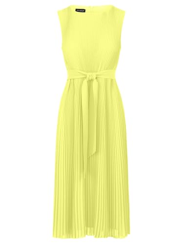 Robe femme midi plissée APART chic vêtement plissé élégant mi-long