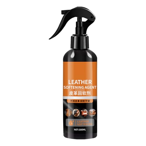 Leather Cleaner and Conditioner | 300ml Leather Furniture Cleaner | Leather Conditioner | Leather Moisturizer Restore Agent Care Spray for Leather Apparel Furniture Auto Interiors Shoes Bags
