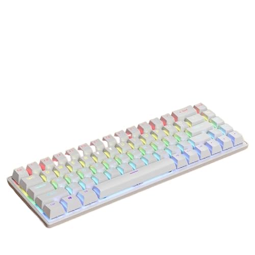 Clavier mécanique K68 filaire à switch rouge linéaire noir haute précision - 2