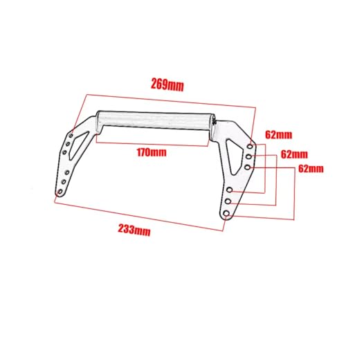 Support GPS Suzuki V-Strom DL650 2017-2023 fixe de guidon noir