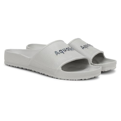 Image of Aqualite NEO-254 Men Slides Slipper with Slip-on wear, Comfort and Flat Base Flipflop for dailywear uses.