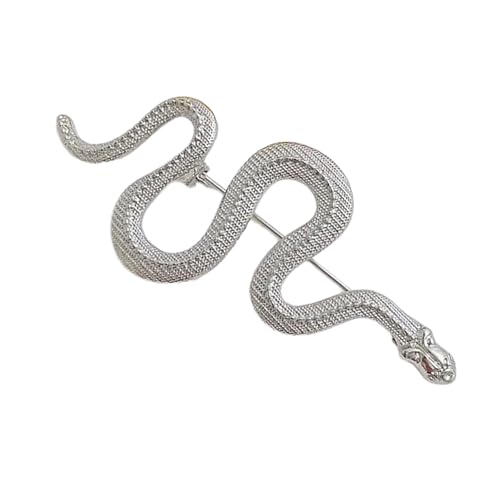 Broche serpent métal femme - Accessoire mode zodiaque et Nouvel An Chinois