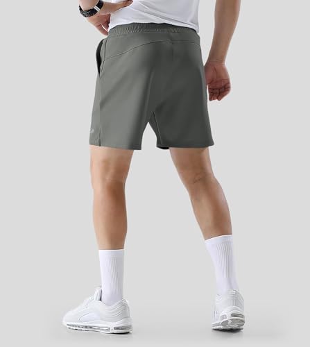 Fioboc Men's Athletic Running Shorts Modal Side Split Workout Shorts 7" Lightweight Sports Gym Basketball Tennis Hiking2