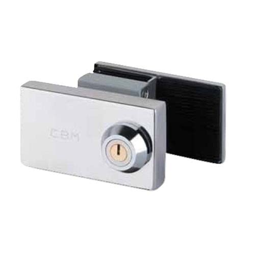 SANCHIS Cerradura Puerta Cristal 01-P LL/IGUALES Plateado