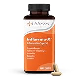 LifeSeasons Inflamma-X Joint & Tissue Support Supplement – Supports Muscle Comfort, Recovery & Flexibility – Herbal Formula with Turmeric, Bromlein, Boswellia & Protease Enzymes – 60 Capsules