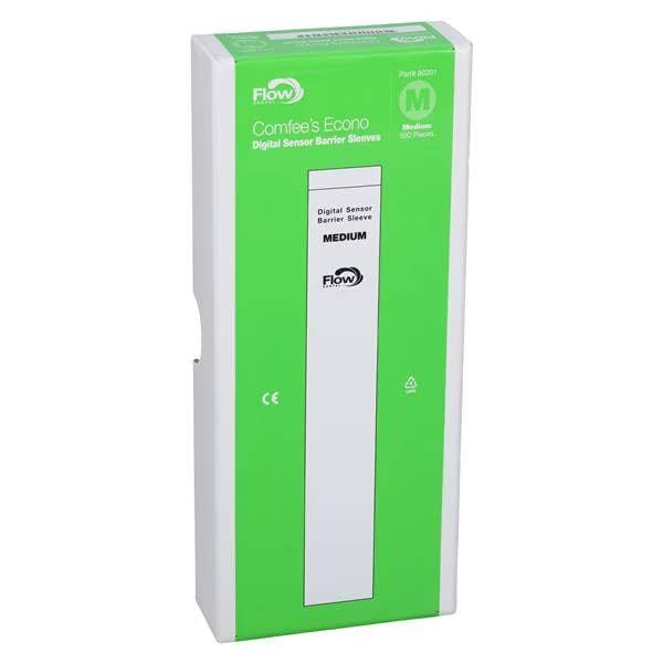 Flow Dental FL-80201 Comfee's Econo-Pak Sensor Sleeve, Medium, #0-1, Shape, (Pack of 500)