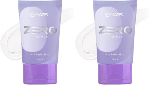 Image of MARS Zero Face Primer | Silicone Based Gel | Blurs Pore & Controls Oil for a Radiant Complexion | Smoothens Out The Skin | Controls Oil (25ml) (Pack of 2)