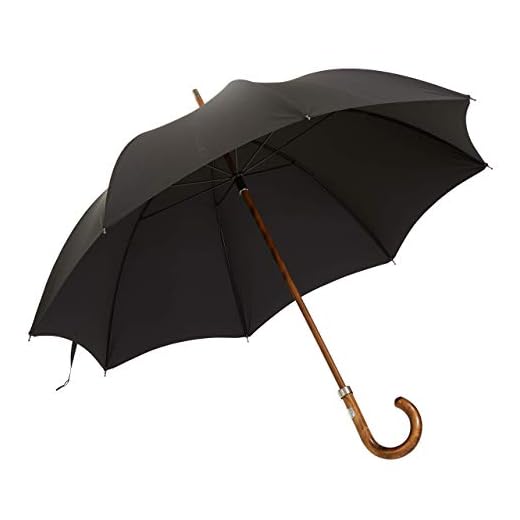 Best british umbrella makers Classic Black English Umbrella