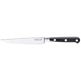 DETAILS: 6 x Messer für Steak oder Pizza, 23 cm lang, Spülmaschinen-geeignet, Exzellente Schärfe, Gehärteter Klingenstahl, Handabzug, Ergonomischer Griff,