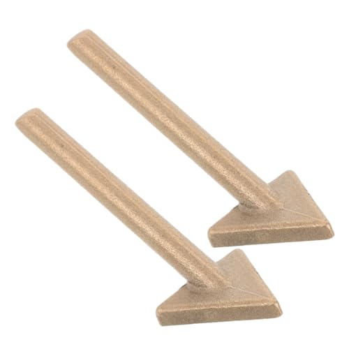 GRIRIW Car Bumper Repair Soldering Iron Tips 2pcs Plastic Repair Kit Tip for Wrinkle Removal