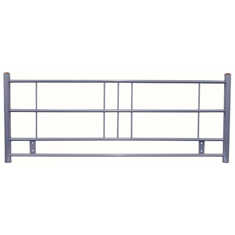 Metal Kingsize Headboard In Alloy Finish Cover