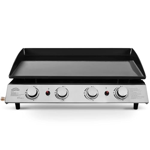 Dellonda 4 Burner Portable Gas Plancha 10kW BBQ...