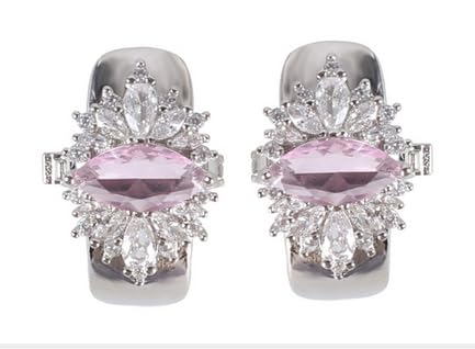 Strass pour écouteurs à Clipser, Écouteurs à Clipser avec Boucles d'oreilles Amovibles, Décoration exquise Amovible pour Le Travail, la Course et Le Quotidien, Roses