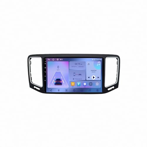 Radio Coche Bluetooth 4 Nuclear 2G+32G para VW Sharan con Carplay Inalámbrico HD