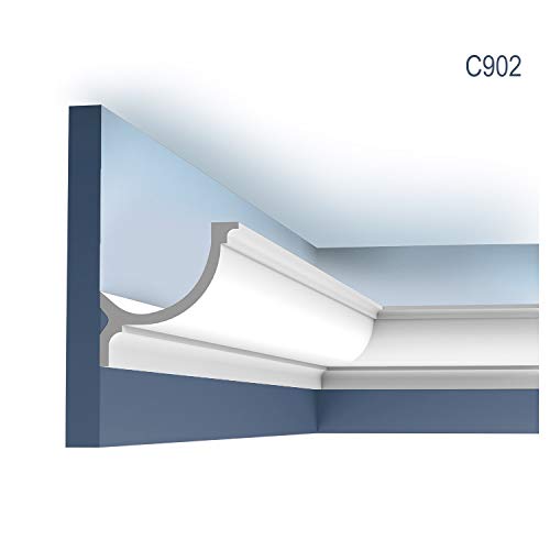Corniche C902 Orac 200 cm moulure plafond mousse polyuréthane rigide prétraité